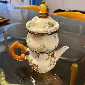 Mackenzie Childs stacked sugar and creamer set